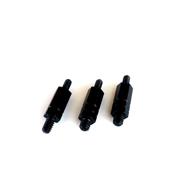 # 4-40 دو طرفه حلقه دار هیکس براکت برای اتصال شاسی سرد جعل شده M3 10mm الکتروفورز سیاه هیکس استد