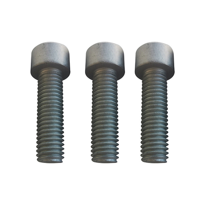 پیچ های چرخ ماشین داکرومت نقره اندود مشکی M10X1.5X35 استحکام 10.9 فولاد آلیاژی