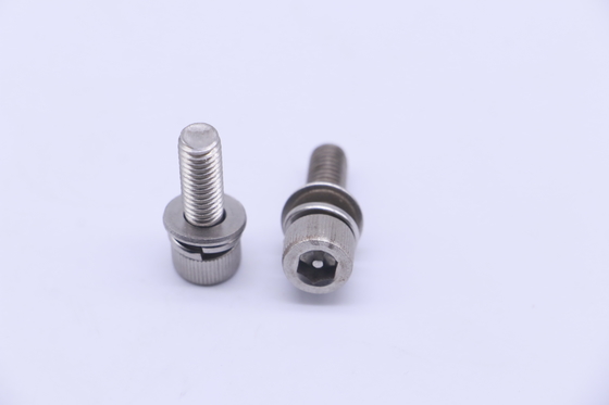 پیچ فولادی ضد زنگ سر استوانه ای DIN912 SS316 1/4-20*3/4 اینچ برای ماشین Torx