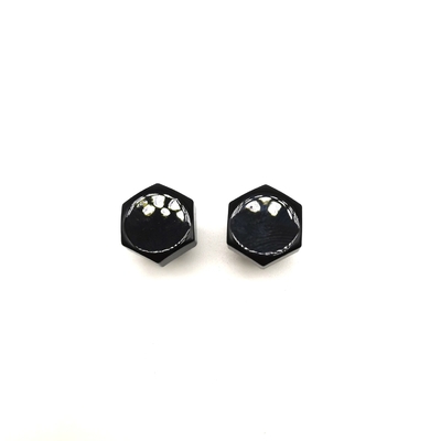 پیچ تزئینی فولاد ضد زنگ M8X7 برای چرخ HEX12.8 میلی متر ارتفاع سر رنگ روی