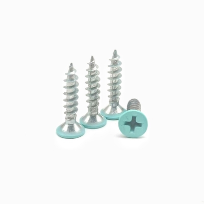 رنگ خود-تک رنگ مبلمان پیچ Countersunk Cross ANSI JIS