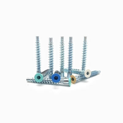 پیچ های کابینت چوبی ضد غوطه ور 2.9mm M6 * 50 M7 * 28 پیچ های خودکشی شش گوشه ای