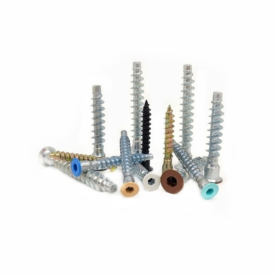 پیچ های کابینت چوبی ضد غوطه ور 2.9mm M6 * 50 M7 * 28 پیچ های خودکشی شش گوشه ای