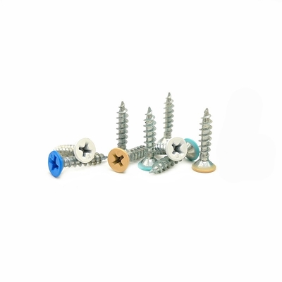 DIN فولاد ضد زنگ پیچ های خود را در حال ضربه زدن Countersunk هکساگونال Cross Mountain سیم برای روشنایی