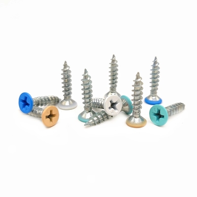 DIN فولاد ضد زنگ پیچ های خود را در حال ضربه زدن Countersunk هکساگونال Cross Mountain سیم برای روشنایی