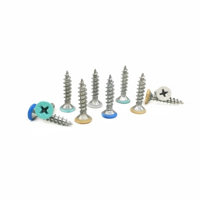 DIN فولاد ضد زنگ پیچ های خود را در حال ضربه زدن Countersunk هکساگونال Cross Mountain سیم برای روشنایی