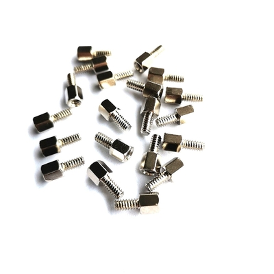 فولاد ضد زنگ ستون فاصله شش گوشه ای یک رشته شش گوشه ای بولت PCB برد بروکت پیچ