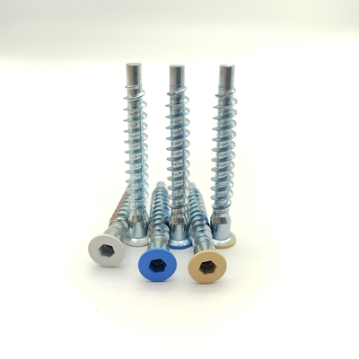 پیچهای خودکار استیل ضد زنگ M5 با سر تخت و روکش روی، بسته 100 عددی