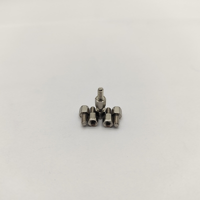 فاصل های شش گوش صنعتی SS316/برنجی با ماشینکاری CNC و رزوه های سفارشی