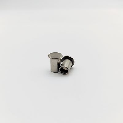 میخ پرچ نیمه لوله ای با سر تخت از جنس استیل ضد زنگ 304 DIN 7337 M3-M6