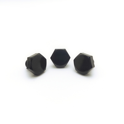 M8x1.25mm فولاد ضد زنگ بولت هکس 12.3mm سیاه الکتروپلاستی شده