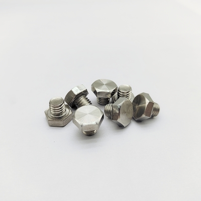 M8 چرخ کروم بولت 12.3mm طول 13mm هیکس سر فولاد ضد زنگ