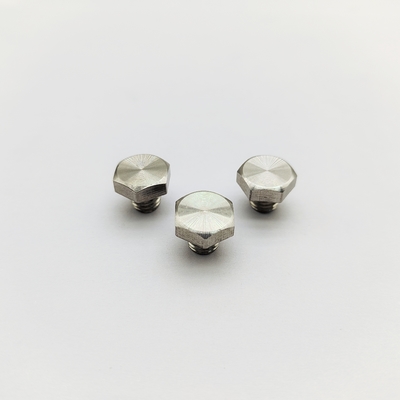 M8 چرخ کروم بولت 12.3mm طول 13mm هیکس سر فولاد ضد زنگ
