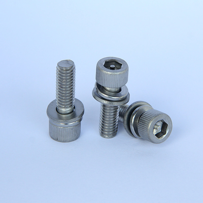 پیچ و مهره های سر شش گوش رزوه ای غیر مغناطیسی A4-70 M4X40