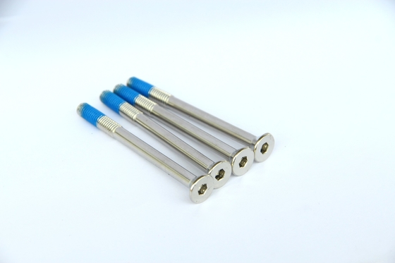 پیچ ماشین خود قفل BS M2x5 کروم طلاکاری شده با روکش نیکل