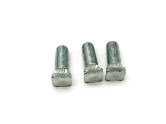 پیچ‌های چهارگوش فولادی آلیاژی دارای گواهی ISO گالوانیزه با تلرانس 0.05 میلی‌متر مناسب برای چرخ‌ها