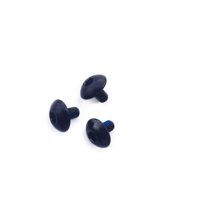 پیچ خود قفل ANSI، پیچ های آلومینیومی سیاه M6x10 Alu6061 مواد