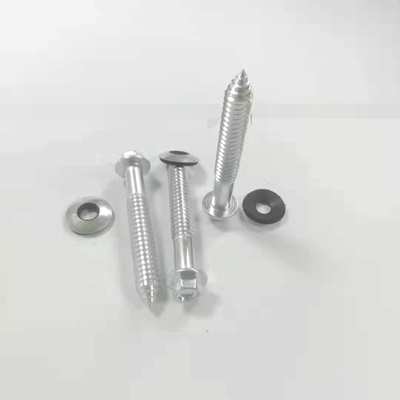 پیچ های ضد زنگ با ماشین لباسشویی لاستیکی 5.85x5.85 پیچ های سقف با ماشین لباسشویی پیچ های ضد زنگ بتنی
