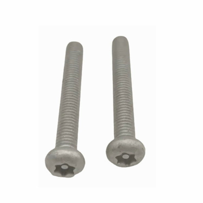 6-32x1/2 اینچ پیچ ماشین امنیتی ضد دستکاری سر پین مرکزی Torx 6 Lobe