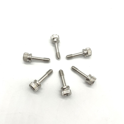 پیچ ماشین فولاد ضد زنگ Groove Knurling , M4 Captive Screw A4-80
