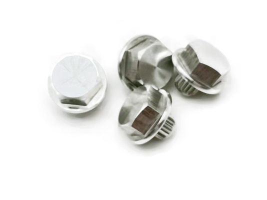 قطعات ماشینکاری تراش CNC 7x14mm 6063 میخ های تزئینی آلومینیومی ANSI