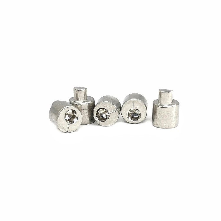 میخ های غیر عادی از جنس استنلس استیل با قطر سر پیچ 9.5 میلی متر اندازه شش گوش HEX4.0x3.7