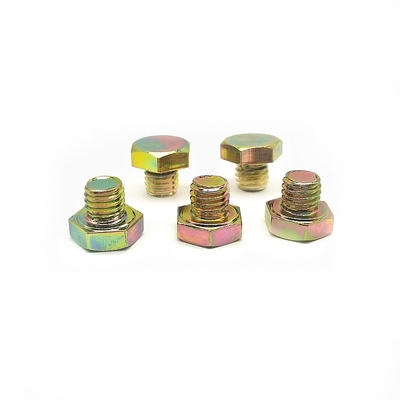 پیچ و پرچ توپی چرخ فولادی ضد زنگ تزئینی میخ های تزئینی شش ضلعی خارجی HEX 13.0 میلی متری