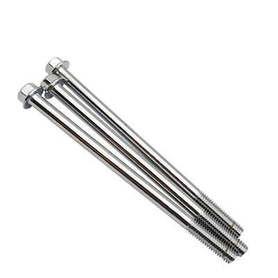 پیچ های ماشین بسیار بلند سر شش گوش A2-70 سختی استاندارد DIN963