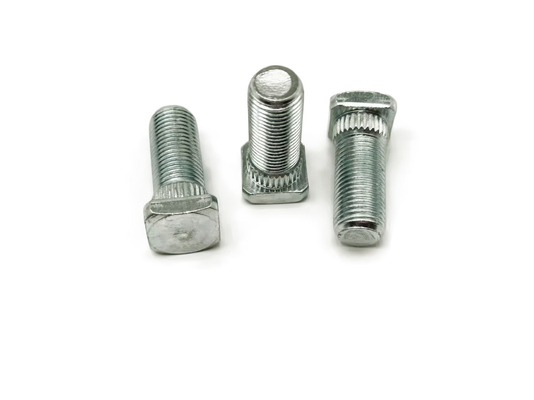 پیچ و مهره سر مربعی ضد زنگ دارای تاییدیه ISO طلاکاری شده با تحمل 0.05 میلی متر
