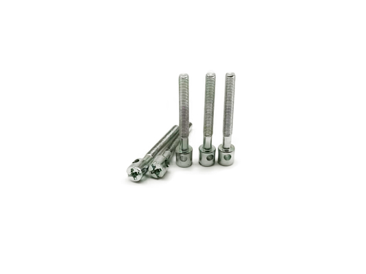 پیچ سنج متقاطع M3x25 پیچ سرب گالوانیزه سندبلاست تک سوراخ