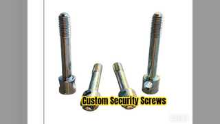 پیچ های امنیتی سفارشی فولاد ضد زنگ M10 30